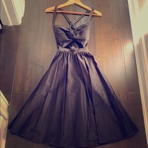 Pin up style black dress